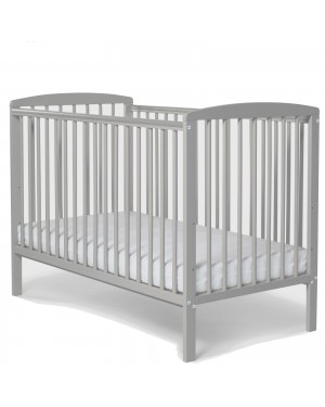 Baby grey hot sale cot